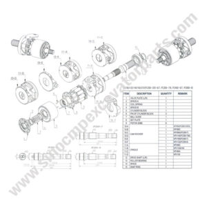 HPV 95 Hydraulic Parts