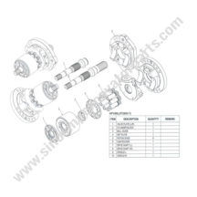 Komatsu HPV95L Hydraulic Pump ASSY